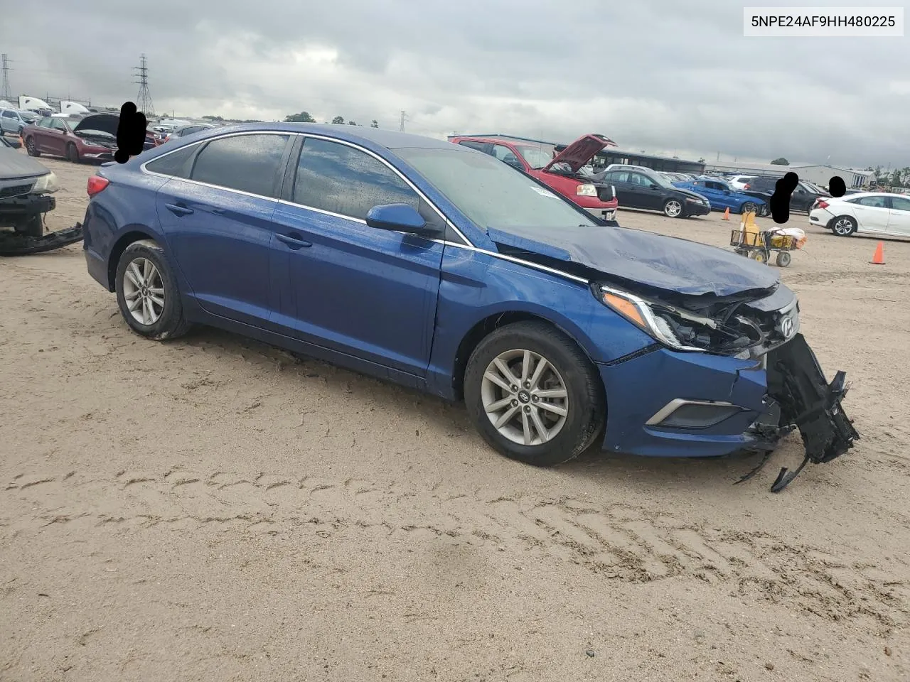 2017 Hyundai Sonata Se VIN: 5NPE24AF9HH480225 Lot: 71431084