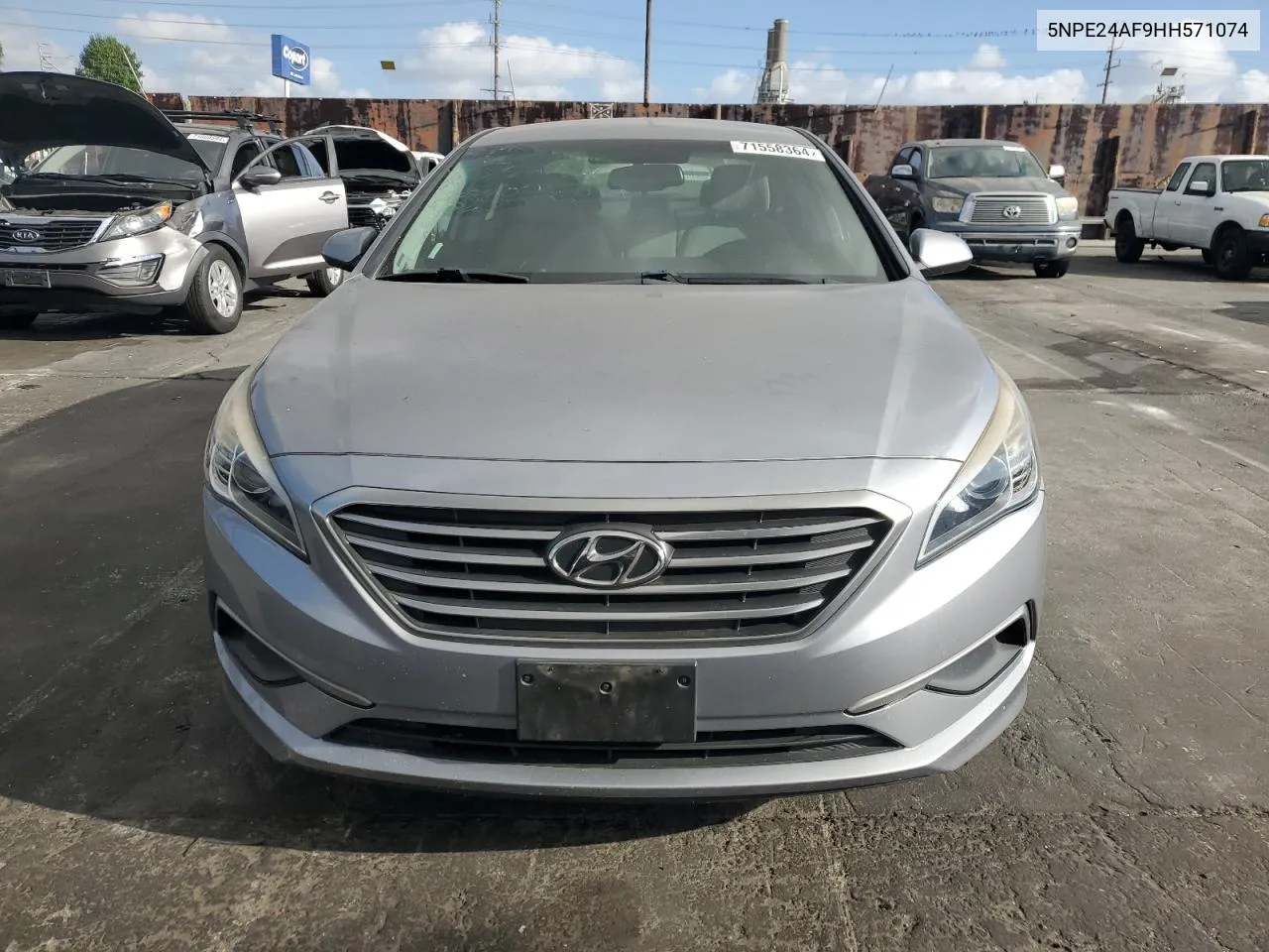 2017 Hyundai Sonata Se VIN: 5NPE24AF9HH571074 Lot: 71558364