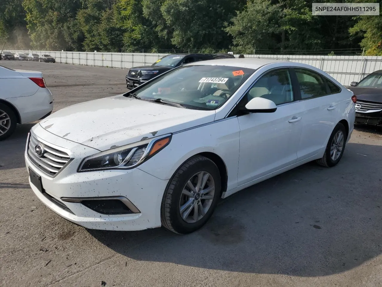 2017 Hyundai Sonata Se VIN: 5NPE24AF0HH511295 Lot: 71743784