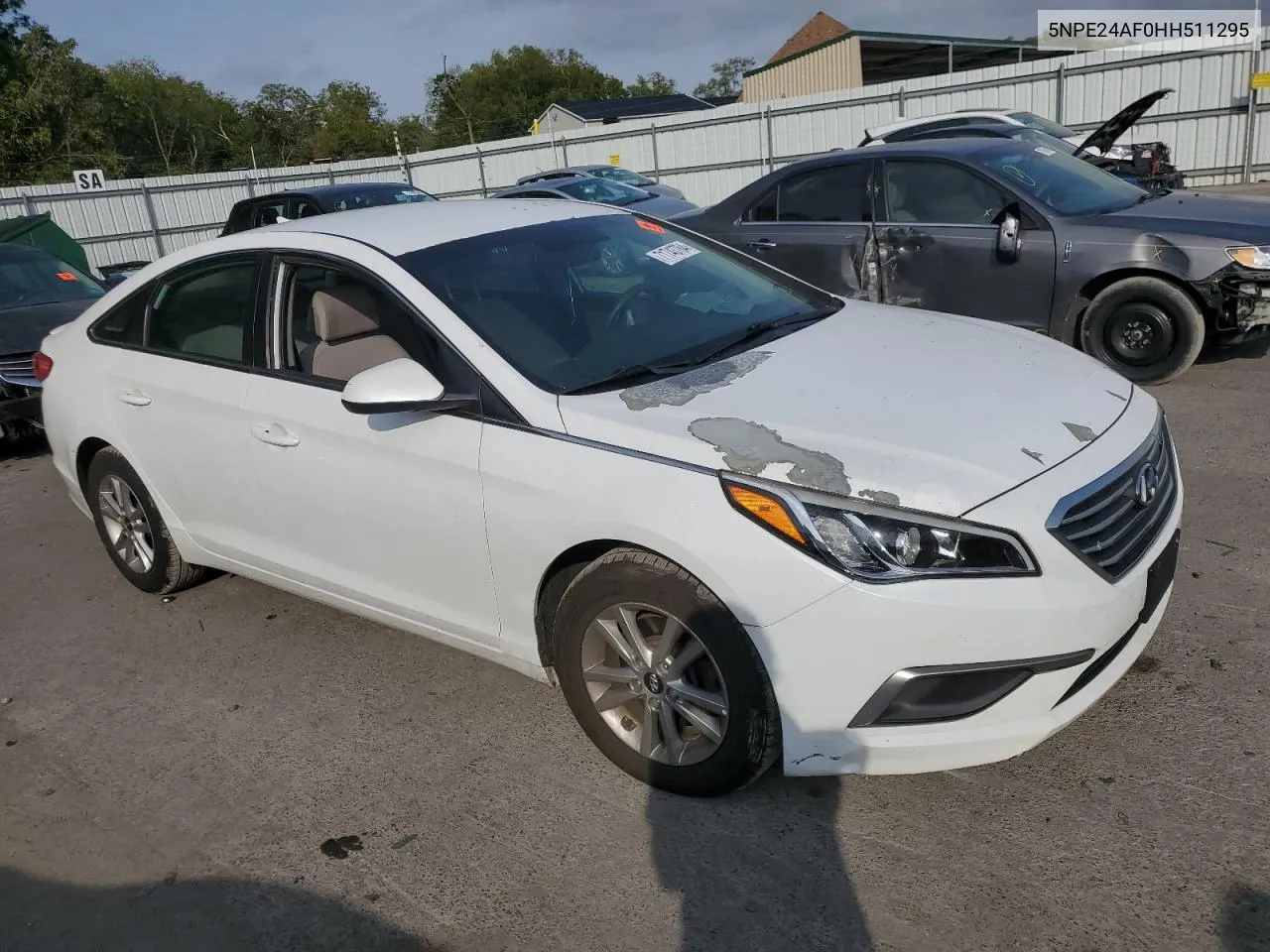 2017 Hyundai Sonata Se VIN: 5NPE24AF0HH511295 Lot: 71743784