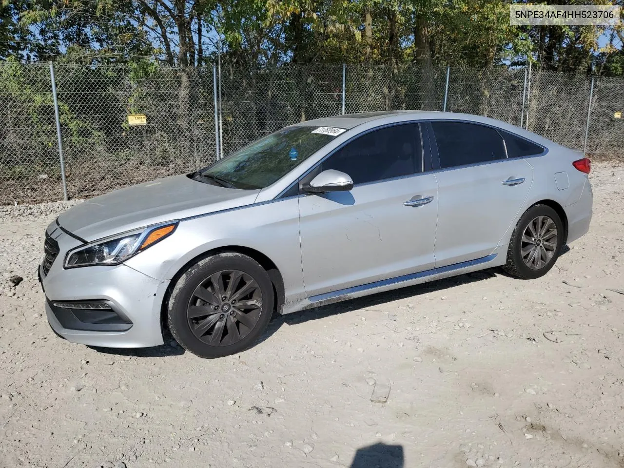 2017 Hyundai Sonata Sport VIN: 5NPE34AF4HH523706 Lot: 71760964