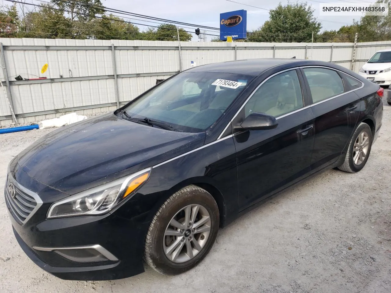 2017 Hyundai Sonata Se VIN: 5NPE24AFXHH483568 Lot: 71793464