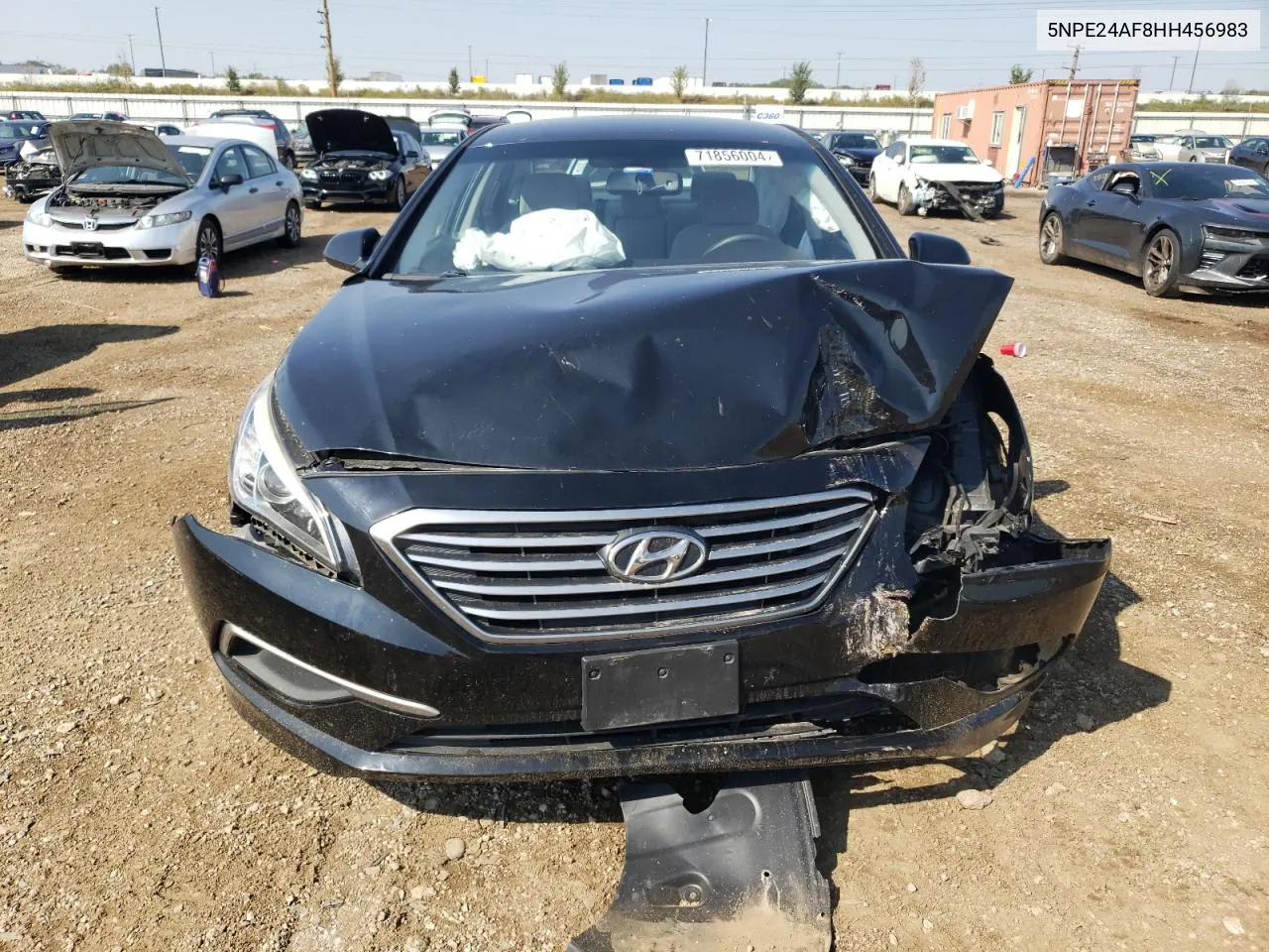 2017 Hyundai Sonata Se VIN: 5NPE24AF8HH456983 Lot: 71856004