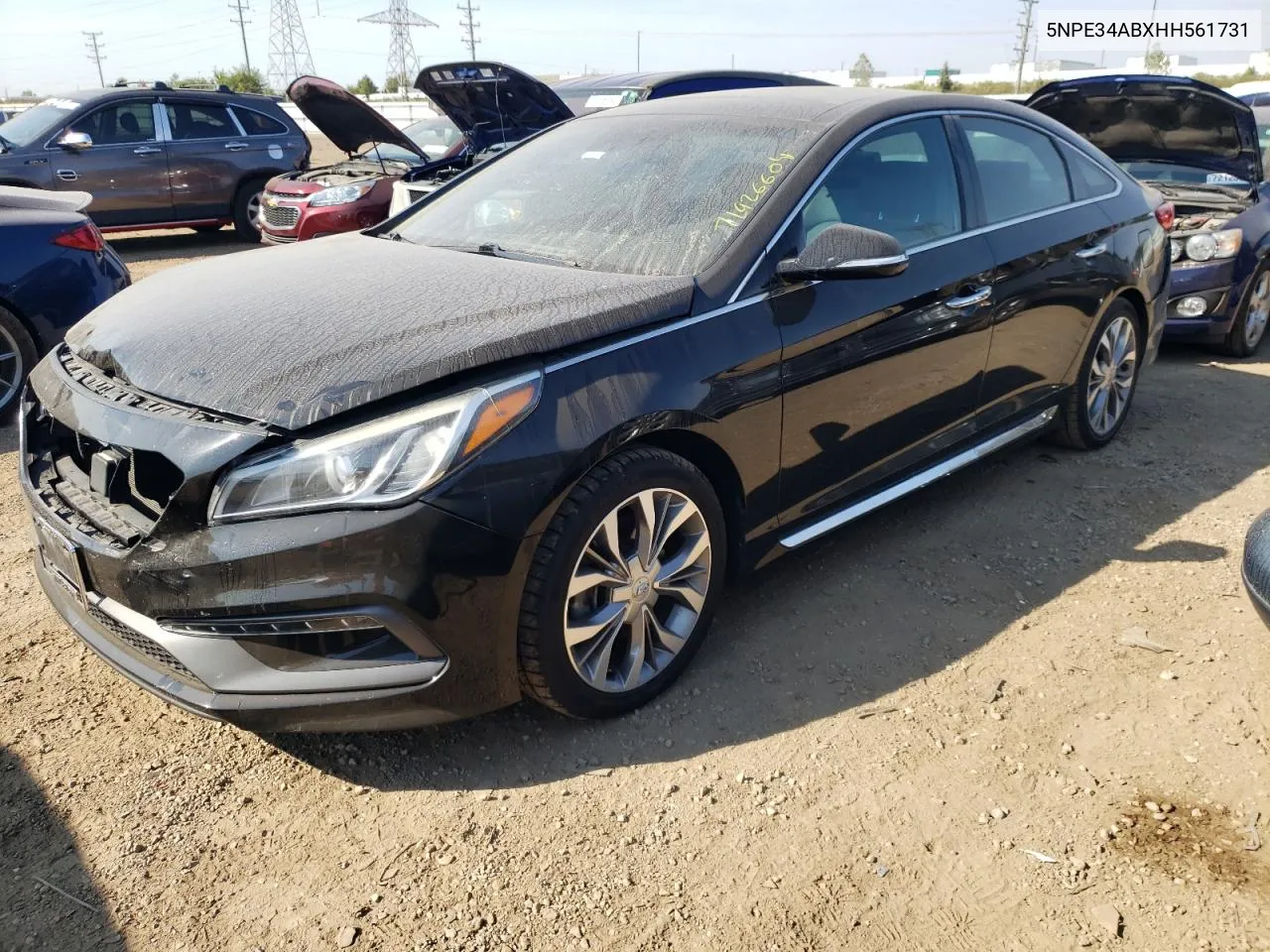 2017 Hyundai Sonata Sport VIN: 5NPE34ABXHH561731 Lot: 71926604