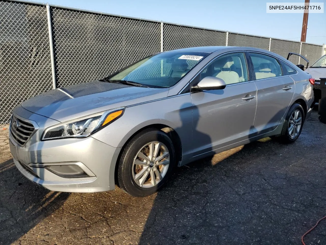 5NPE24AF5HH471716 2017 Hyundai Sonata Se