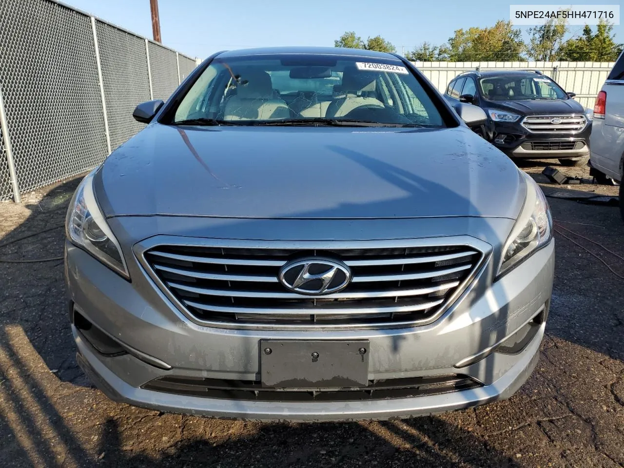 2017 Hyundai Sonata Se VIN: 5NPE24AF5HH471716 Lot: 72003824