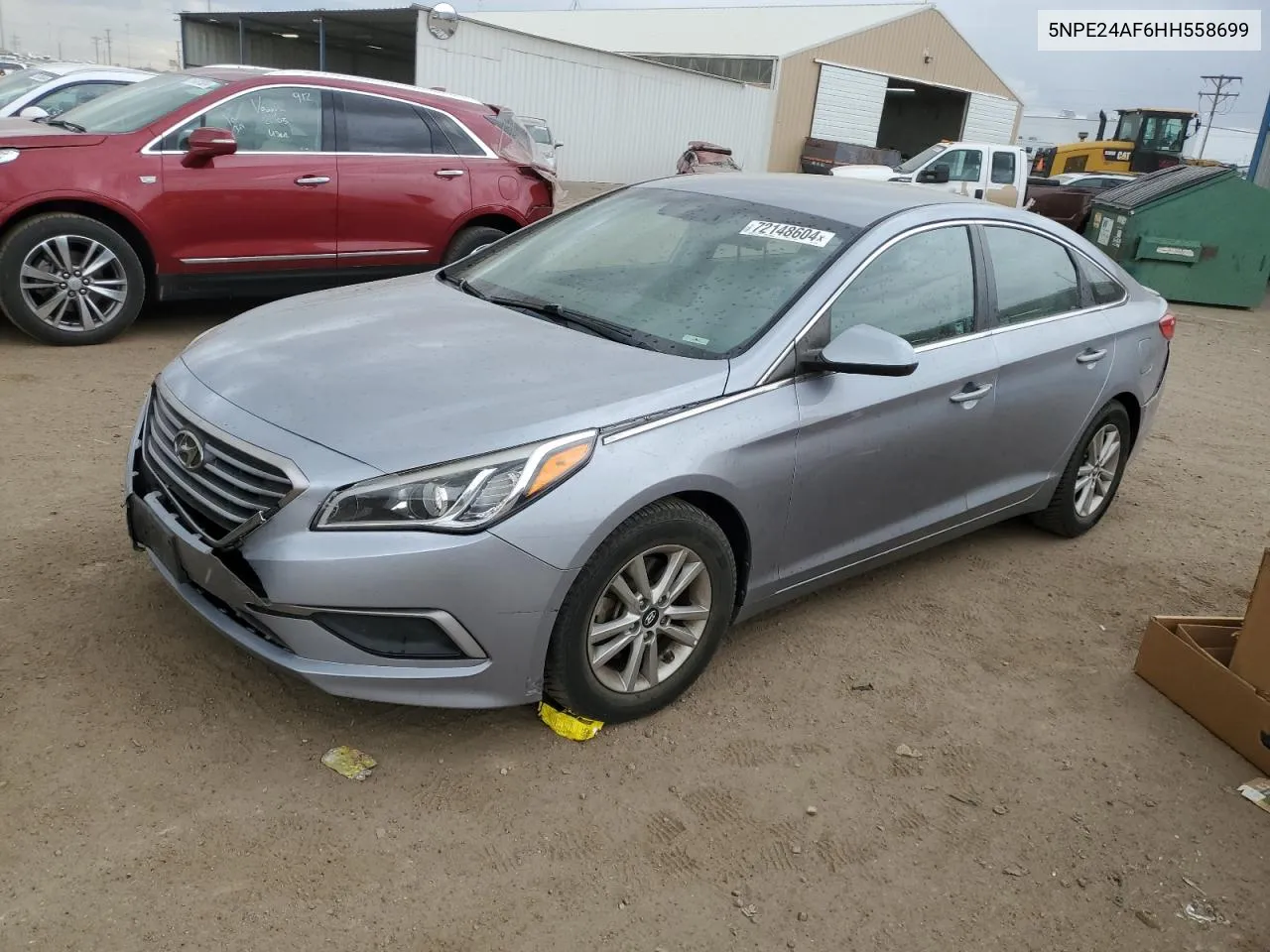 2017 Hyundai Sonata Se VIN: 5NPE24AF6HH558699 Lot: 72148604