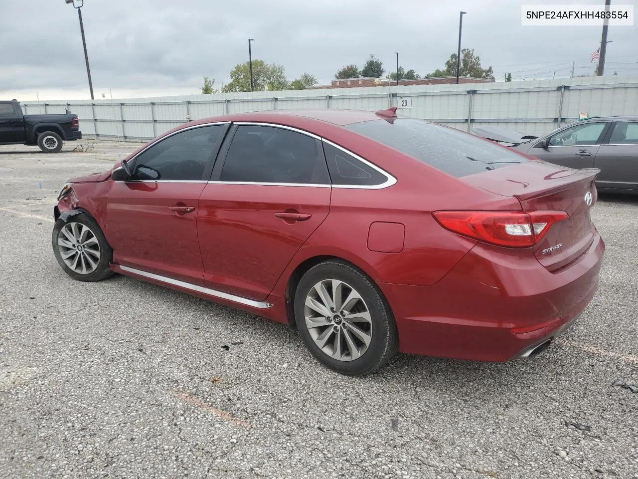 2017 Hyundai Sonata Se VIN: 5NPE24AFXHH483554 Lot: 72210244