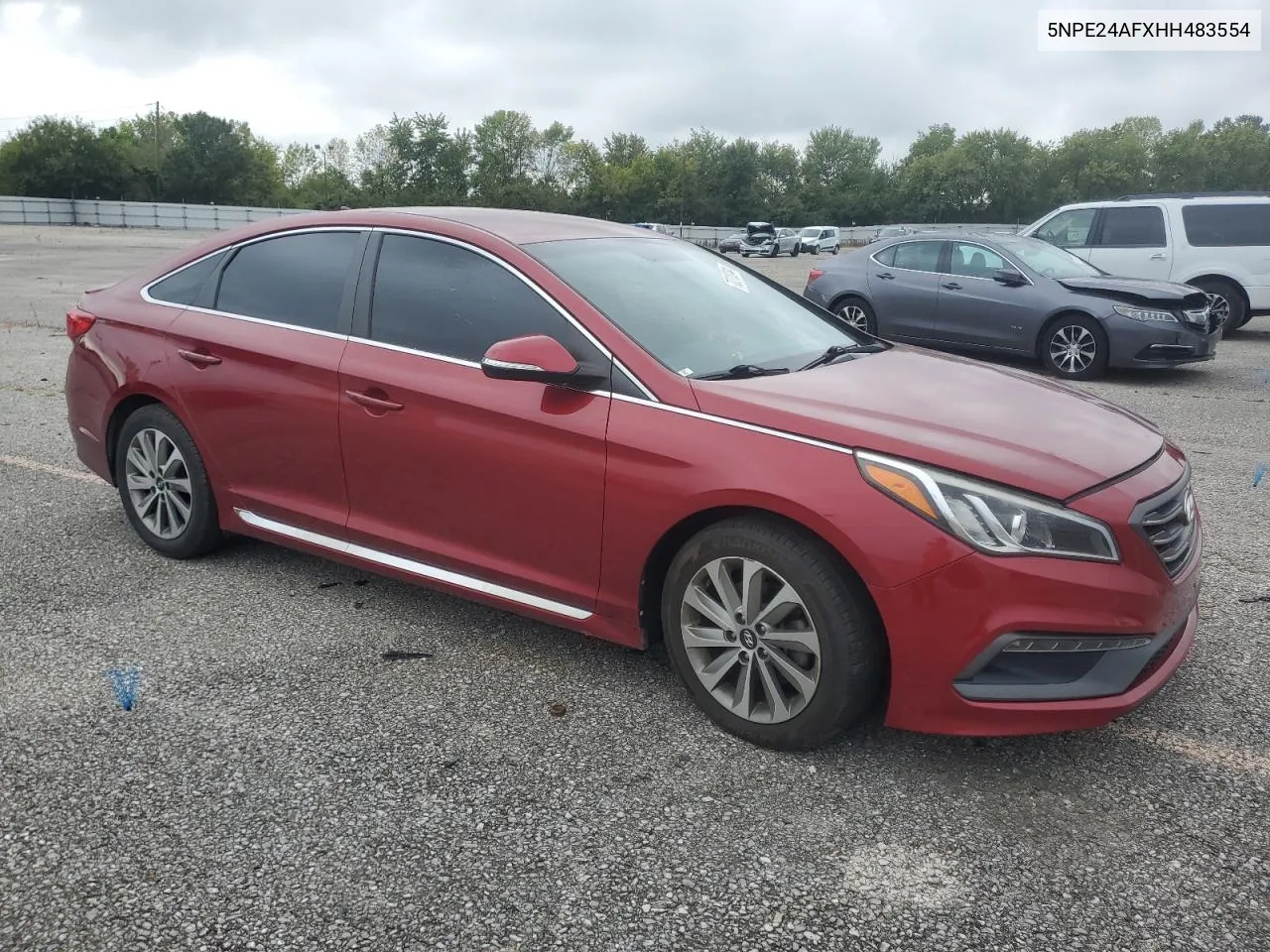 2017 Hyundai Sonata Se VIN: 5NPE24AFXHH483554 Lot: 72210244