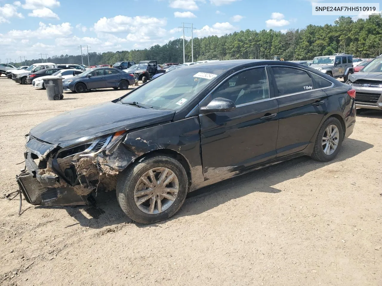 2017 Hyundai Sonata Se VIN: 5NPE24AF7HH510919 Lot: 72229254