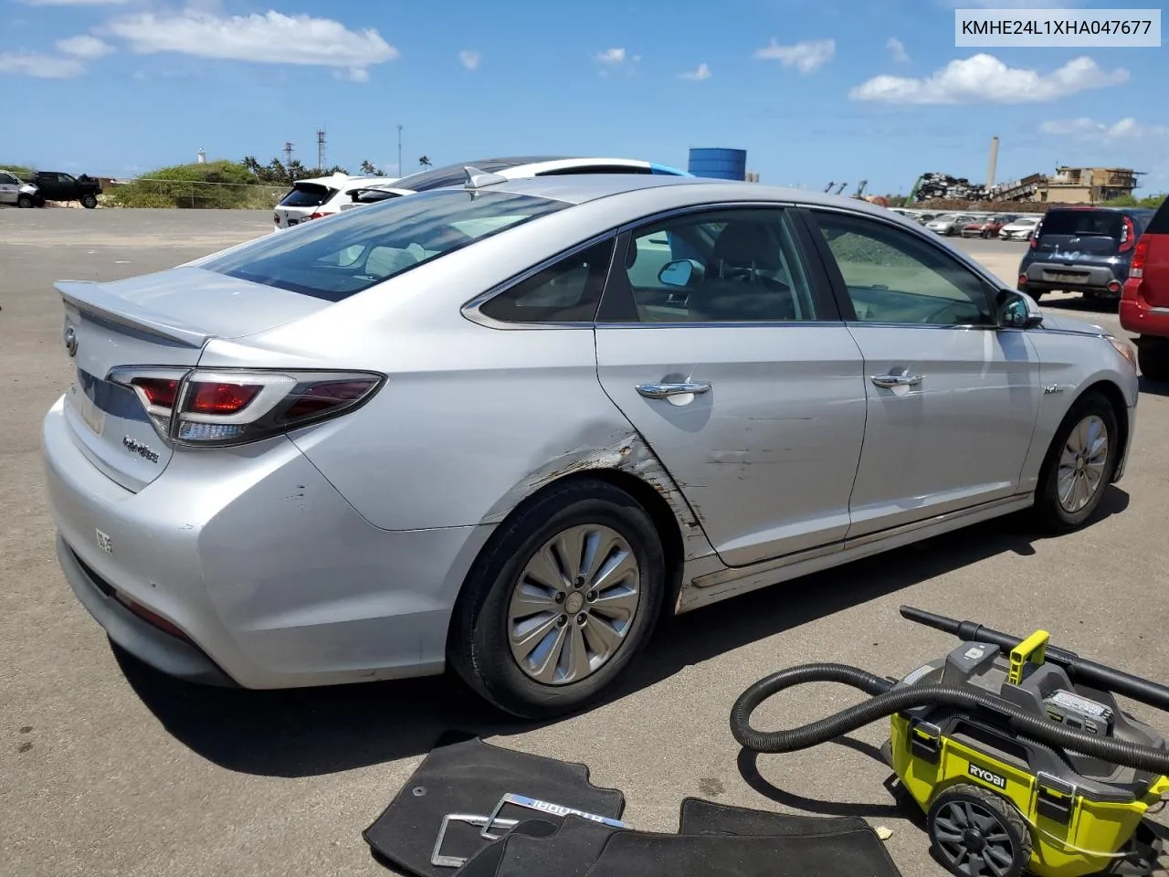 2017 Hyundai Sonata Hybrid VIN: KMHE24L1XHA047677 Lot: 72284674