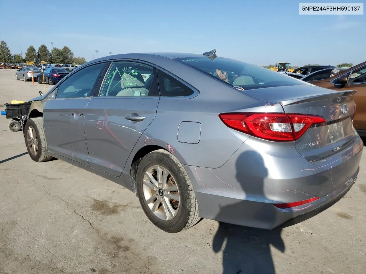 2017 Hyundai Sonata Se VIN: 5NPE24AF3HH590137 Lot: 72342824