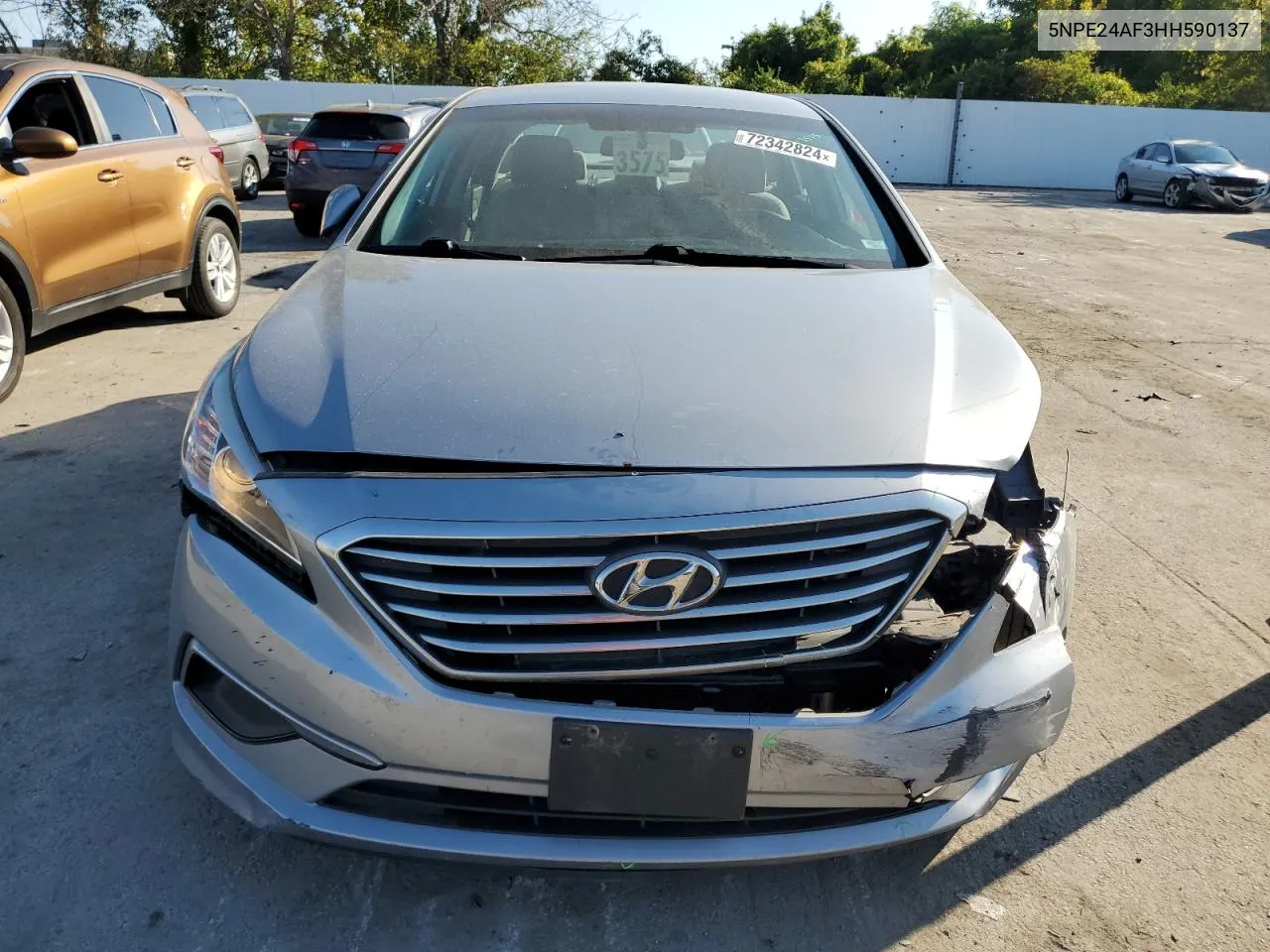 2017 Hyundai Sonata Se VIN: 5NPE24AF3HH590137 Lot: 72342824