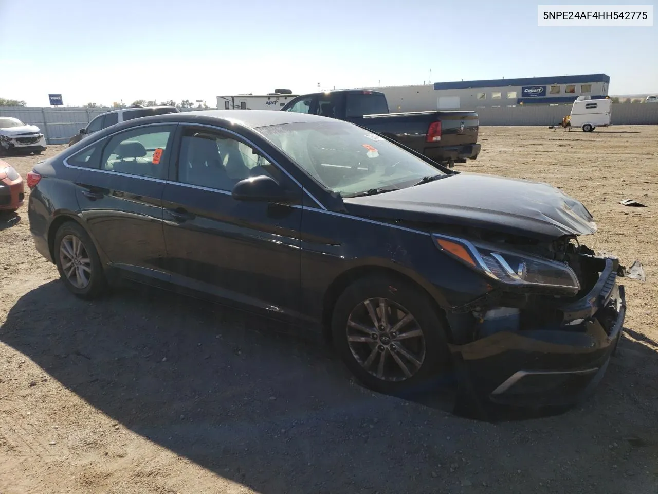 2017 Hyundai Sonata Se VIN: 5NPE24AF4HH542775 Lot: 72364504