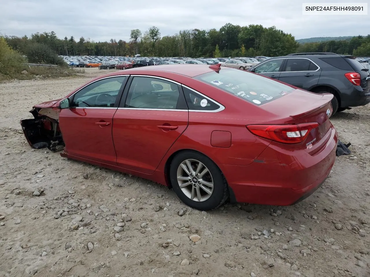 2017 Hyundai Sonata Se VIN: 5NPE24AF5HH498091 Lot: 72698354