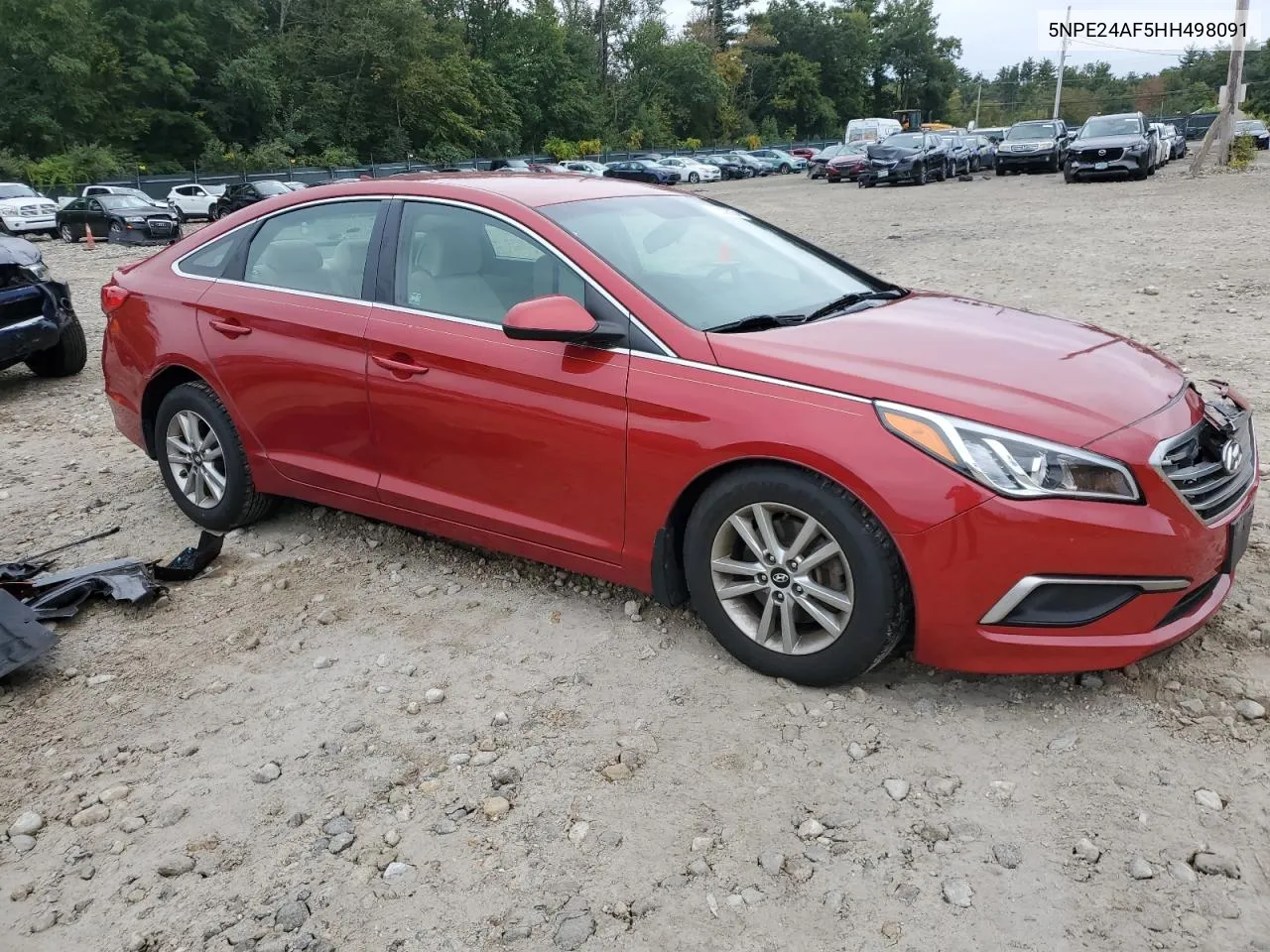 2017 Hyundai Sonata Se VIN: 5NPE24AF5HH498091 Lot: 72698354