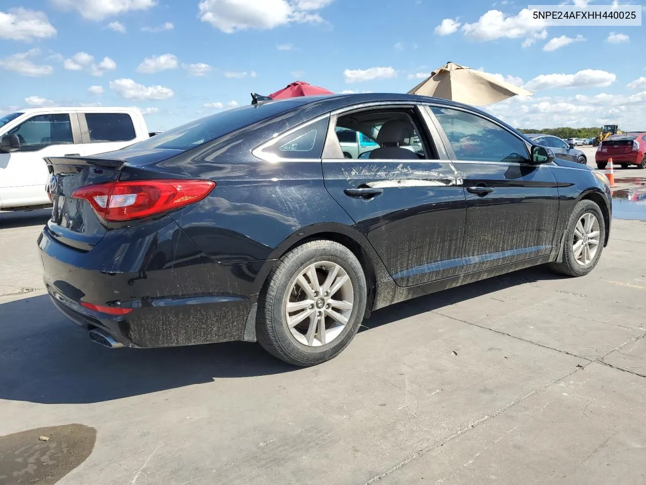 2017 Hyundai Sonata Se VIN: 5NPE24AFXHH440025 Lot: 72937914