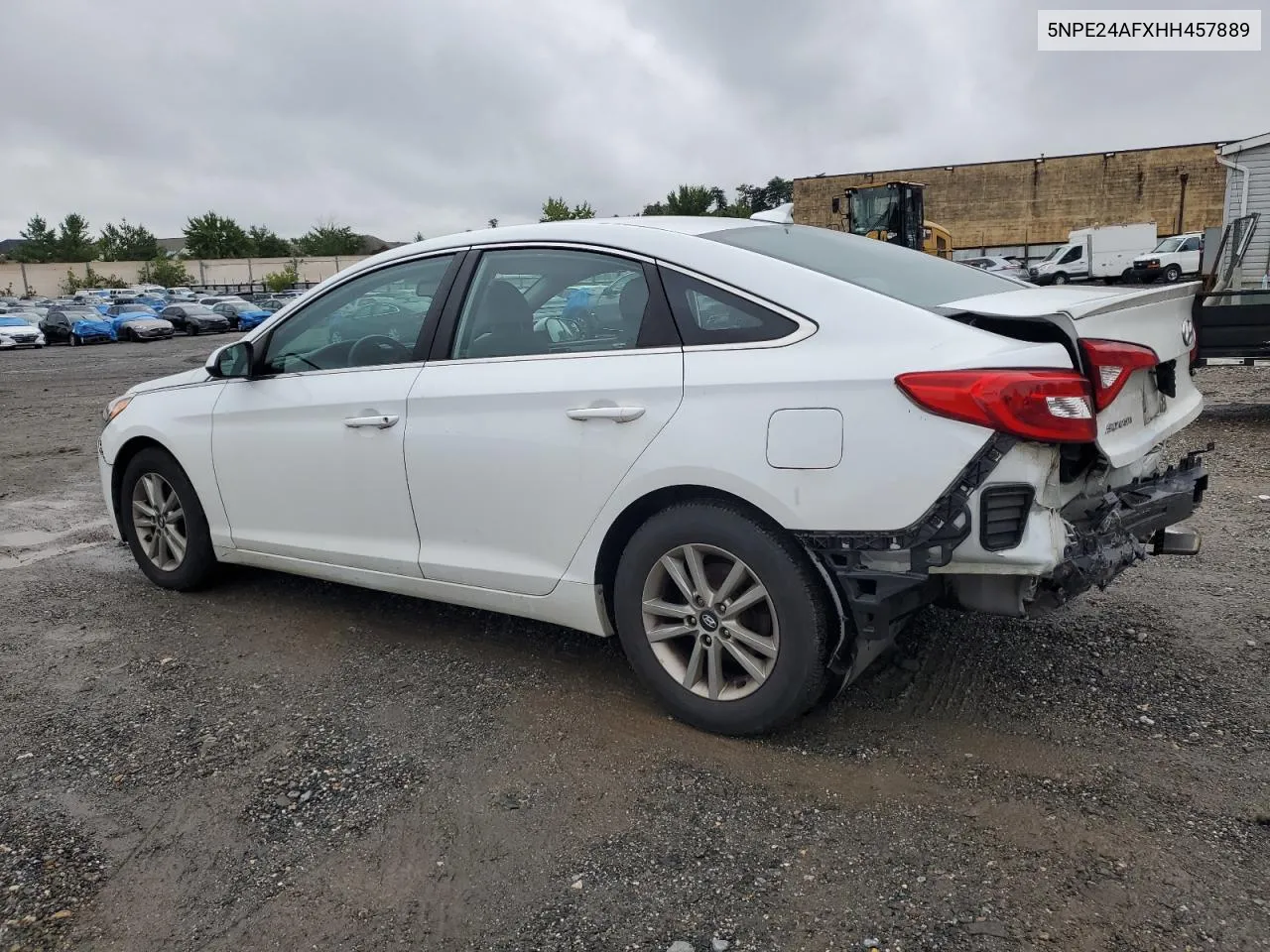 2017 Hyundai Sonata Se VIN: 5NPE24AFXHH457889 Lot: 72966364