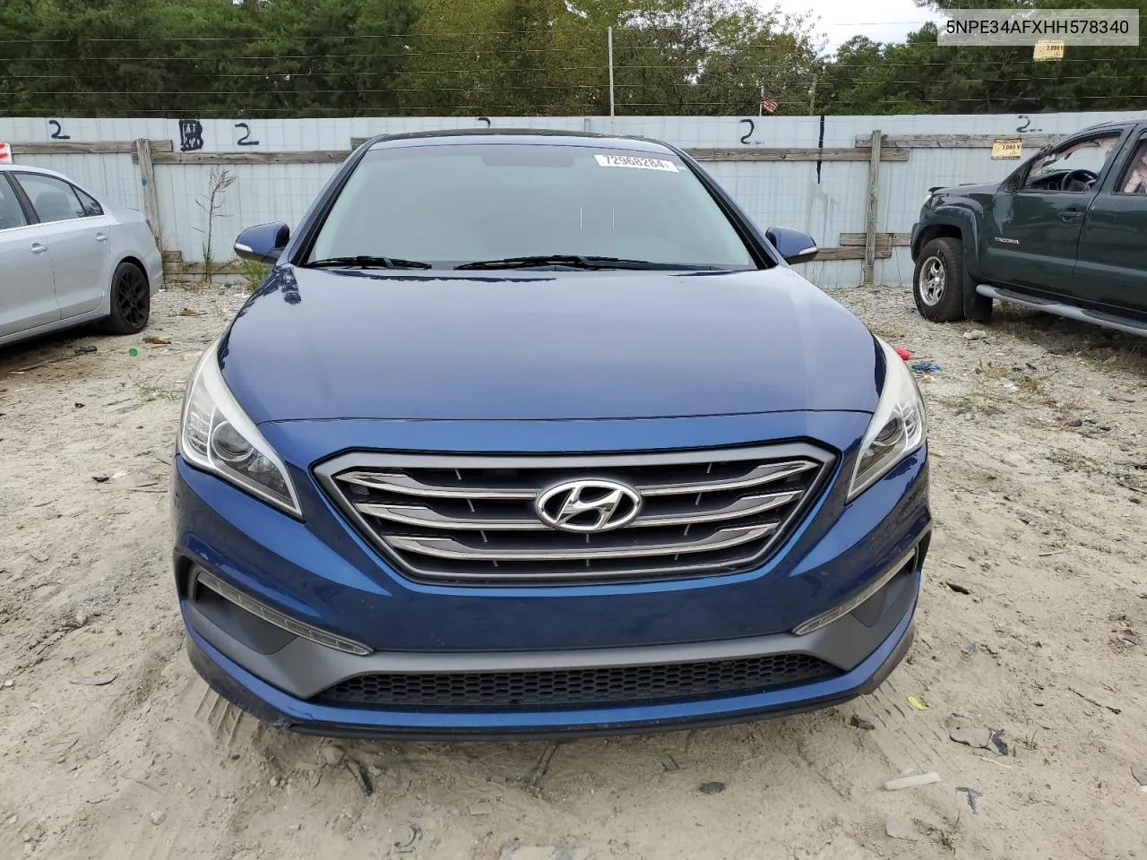 2017 Hyundai Sonata Sport VIN: 5NPE34AFXHH578340 Lot: 72968284