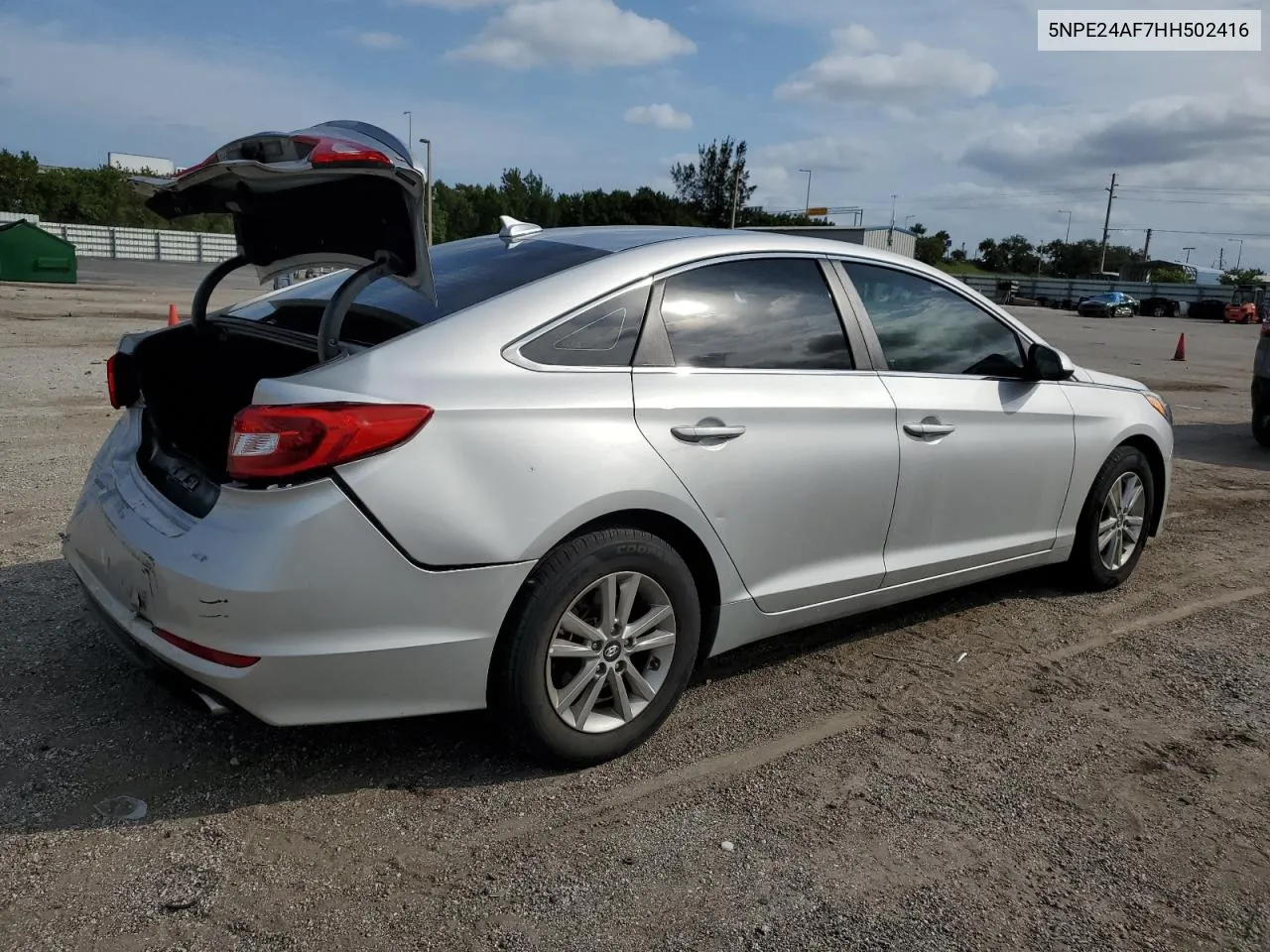 2017 Hyundai Sonata Se VIN: 5NPE24AF7HH502416 Lot: 73005244