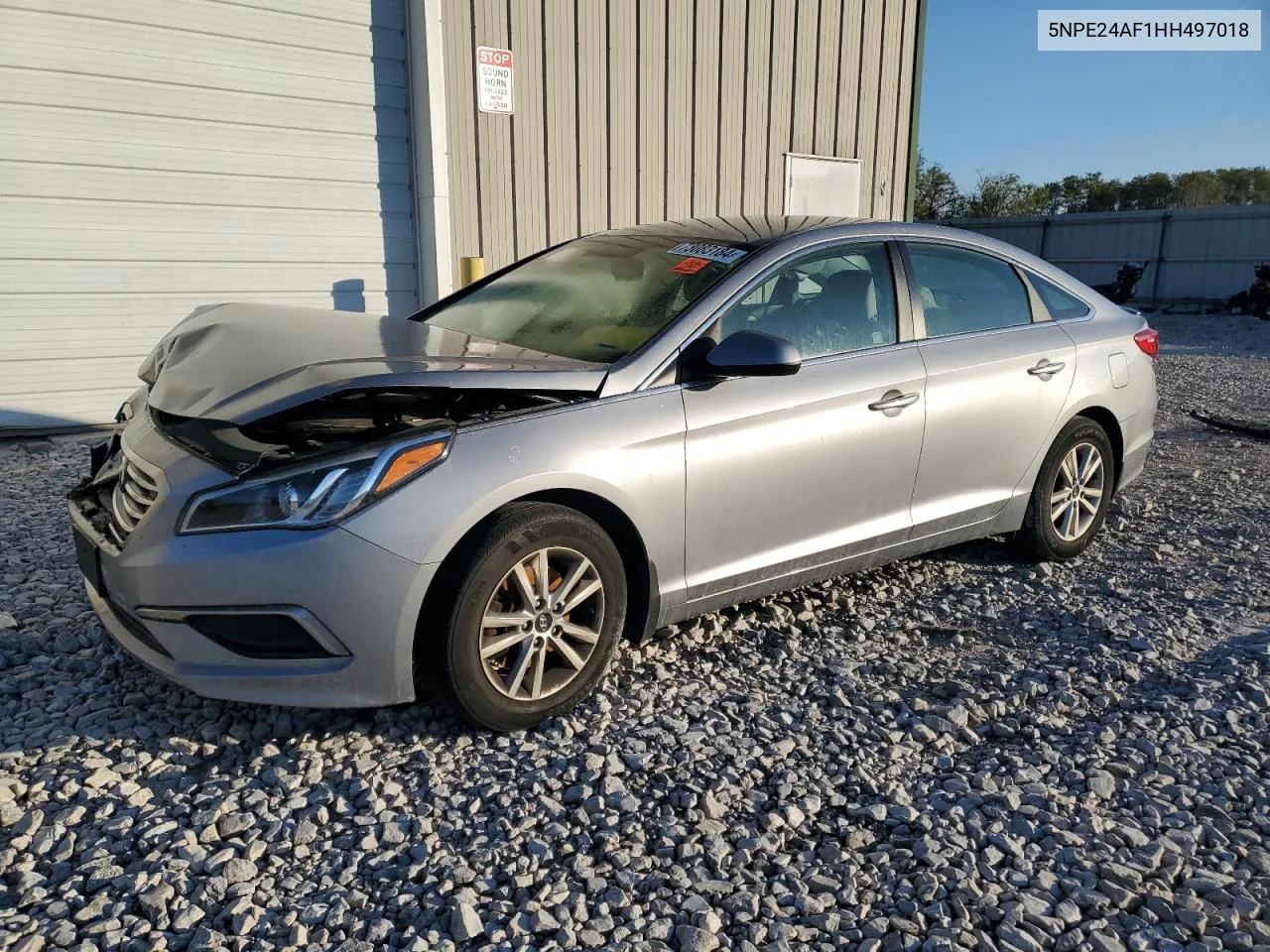 2017 Hyundai Sonata Se VIN: 5NPE24AF1HH497018 Lot: 73083184