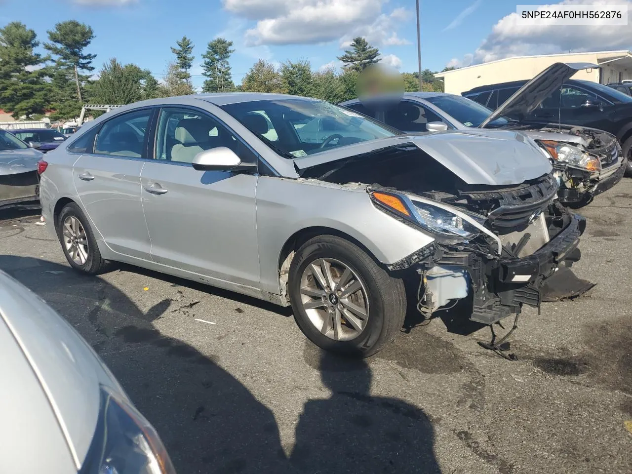 2017 Hyundai Sonata Se VIN: 5NPE24AF0HH562876 Lot: 73156764