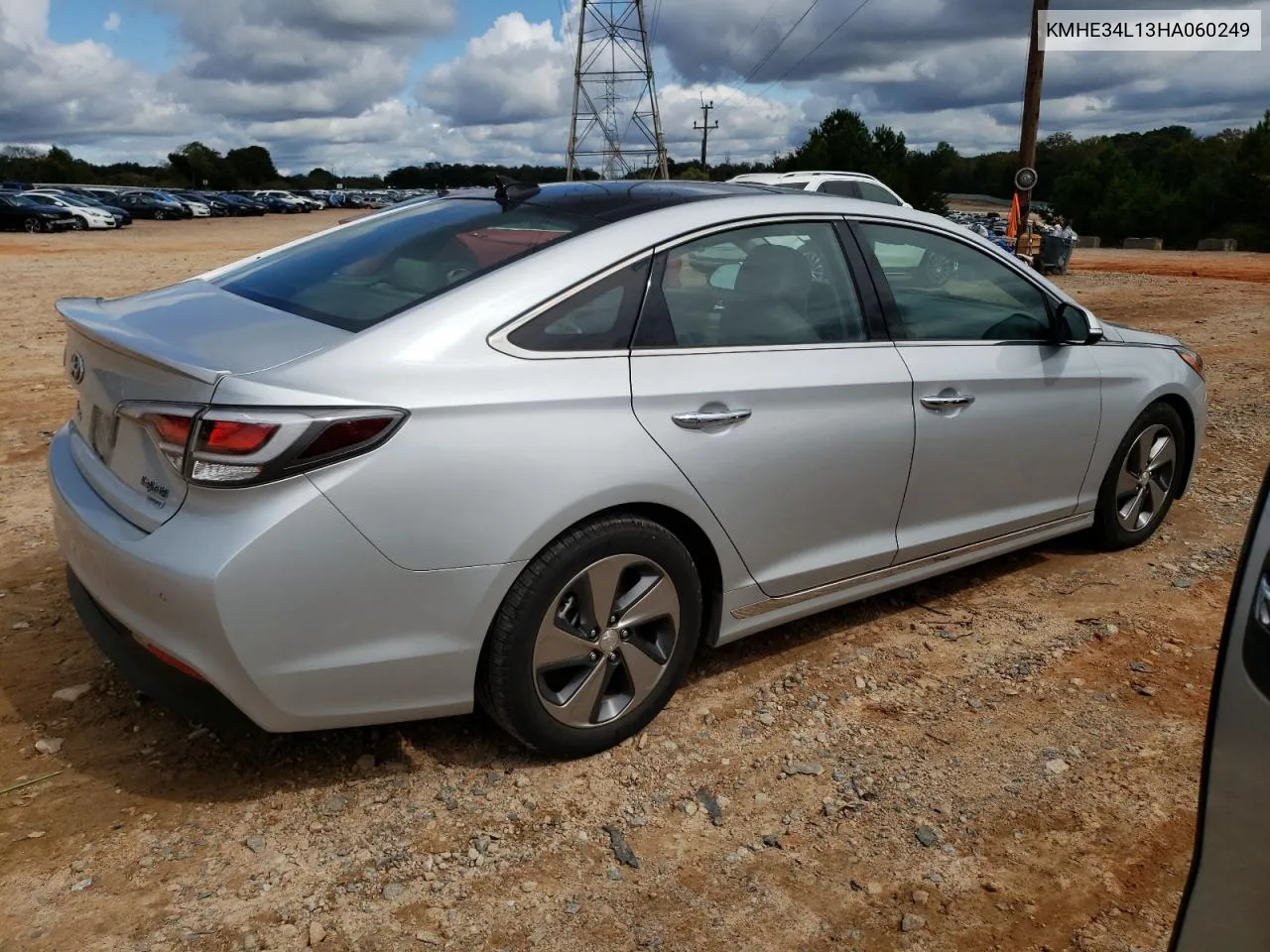 2017 Hyundai Sonata Hybrid VIN: KMHE34L13HA060249 Lot: 73314884