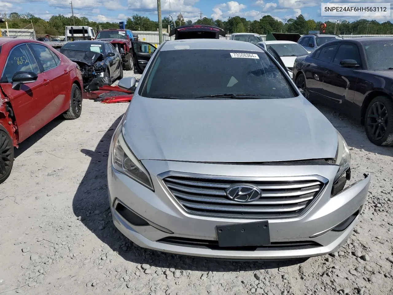 2017 Hyundai Sonata Se VIN: 5NPE24AF6HH563112 Lot: 73508364