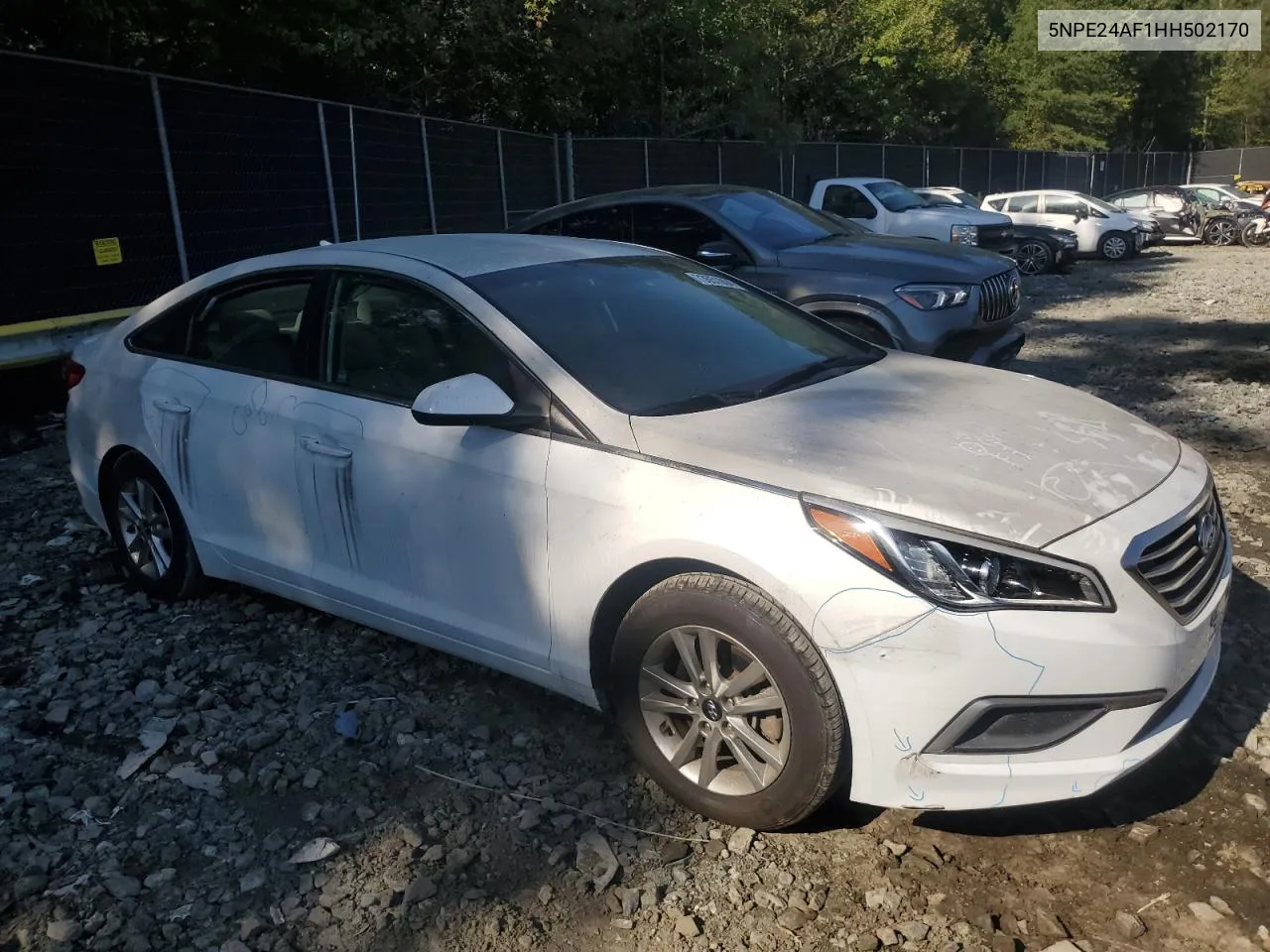 2017 Hyundai Sonata Se VIN: 5NPE24AF1HH502170 Lot: 73551004