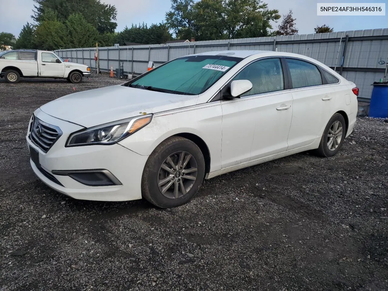 2017 Hyundai Sonata Se VIN: 5NPE24AF3HH546316 Lot: 73744414