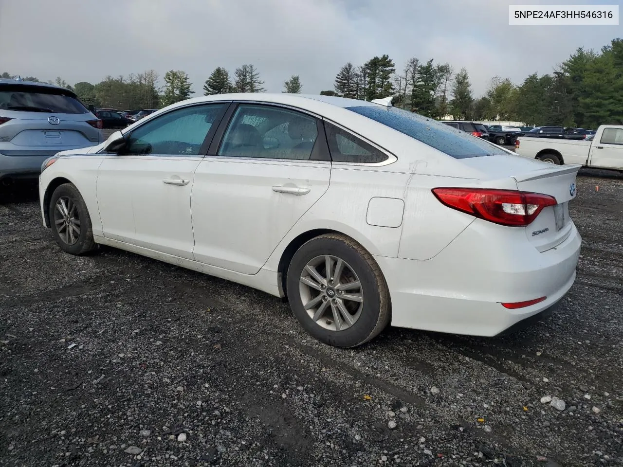 2017 Hyundai Sonata Se VIN: 5NPE24AF3HH546316 Lot: 73744414