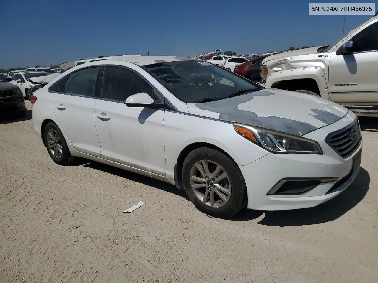 2017 Hyundai Sonata Se VIN: 5NPE24AF7HH456375 Lot: 73774544