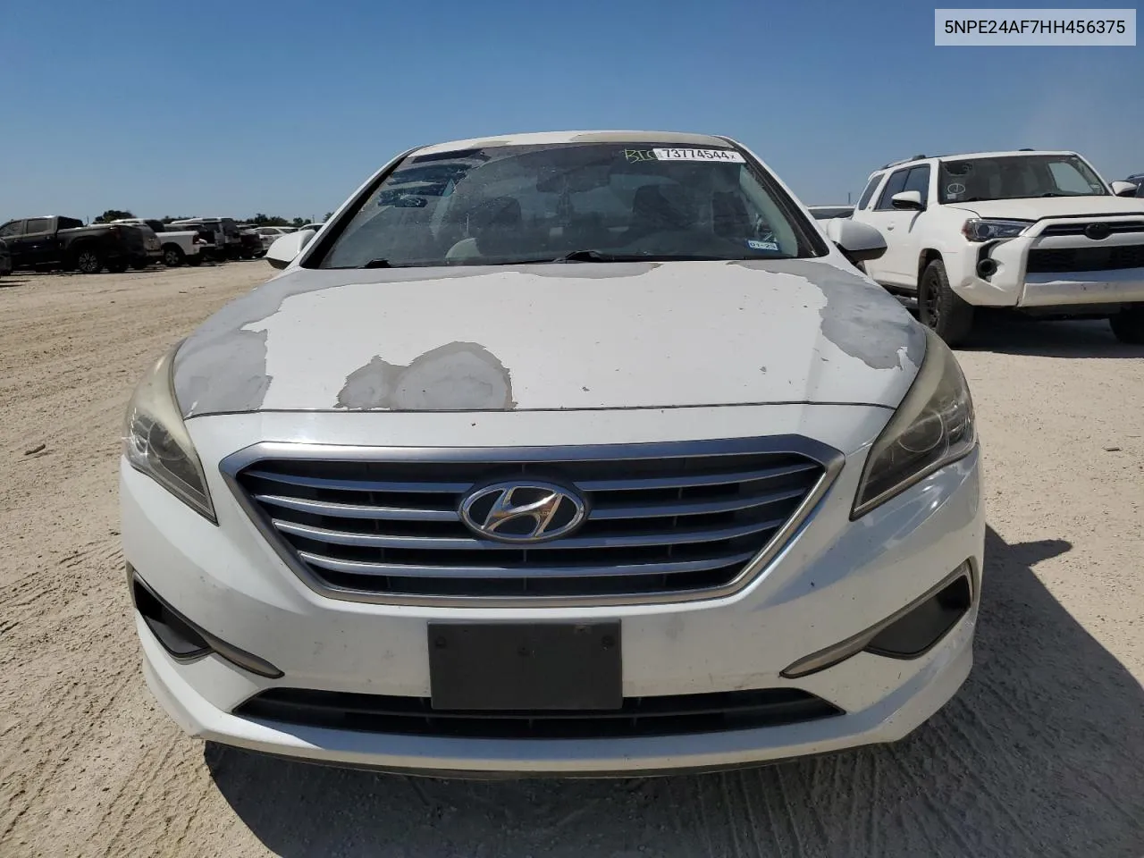 2017 Hyundai Sonata Se VIN: 5NPE24AF7HH456375 Lot: 73774544