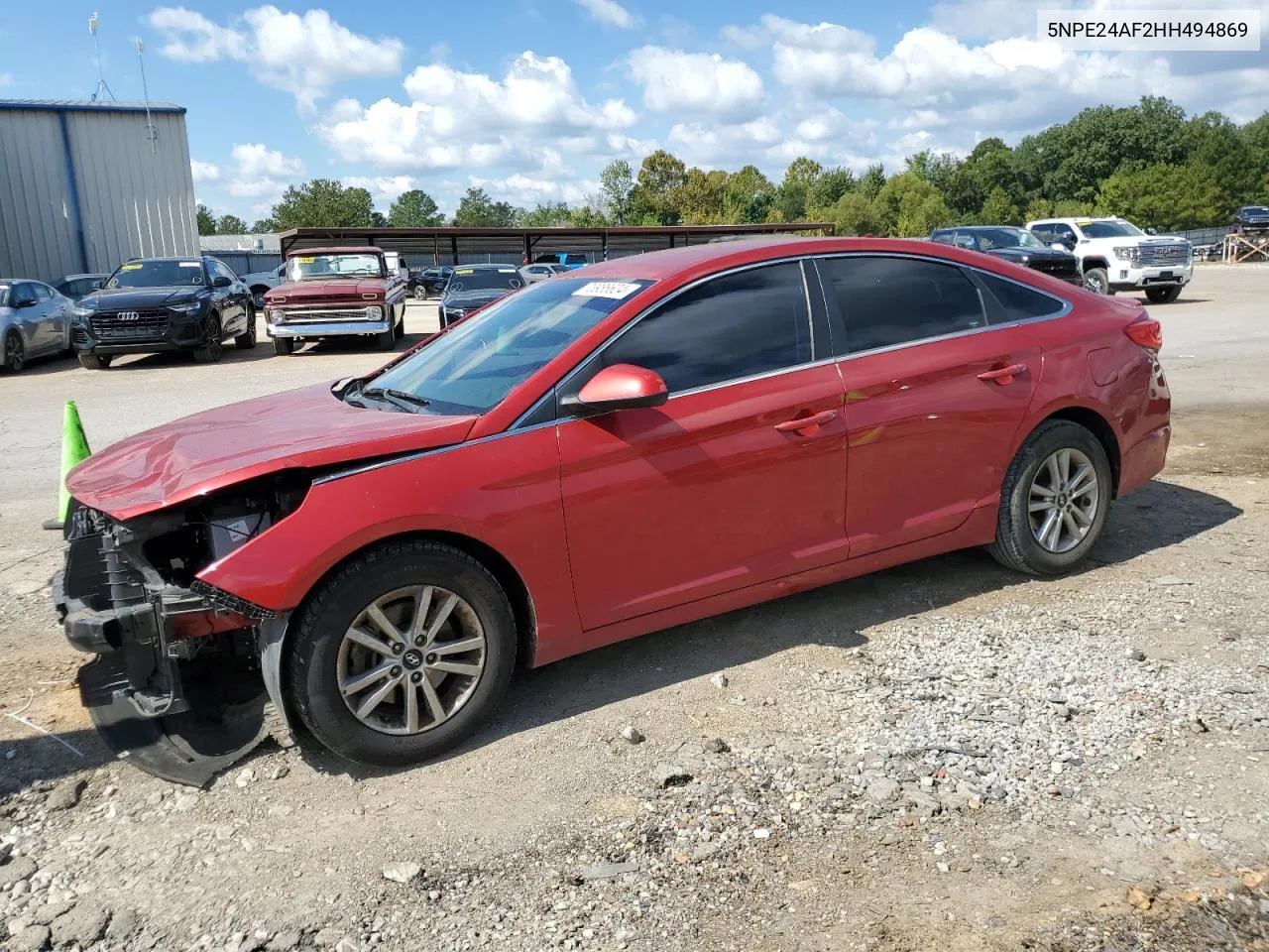 2017 Hyundai Sonata Se VIN: 5NPE24AF2HH494869 Lot: 73986624