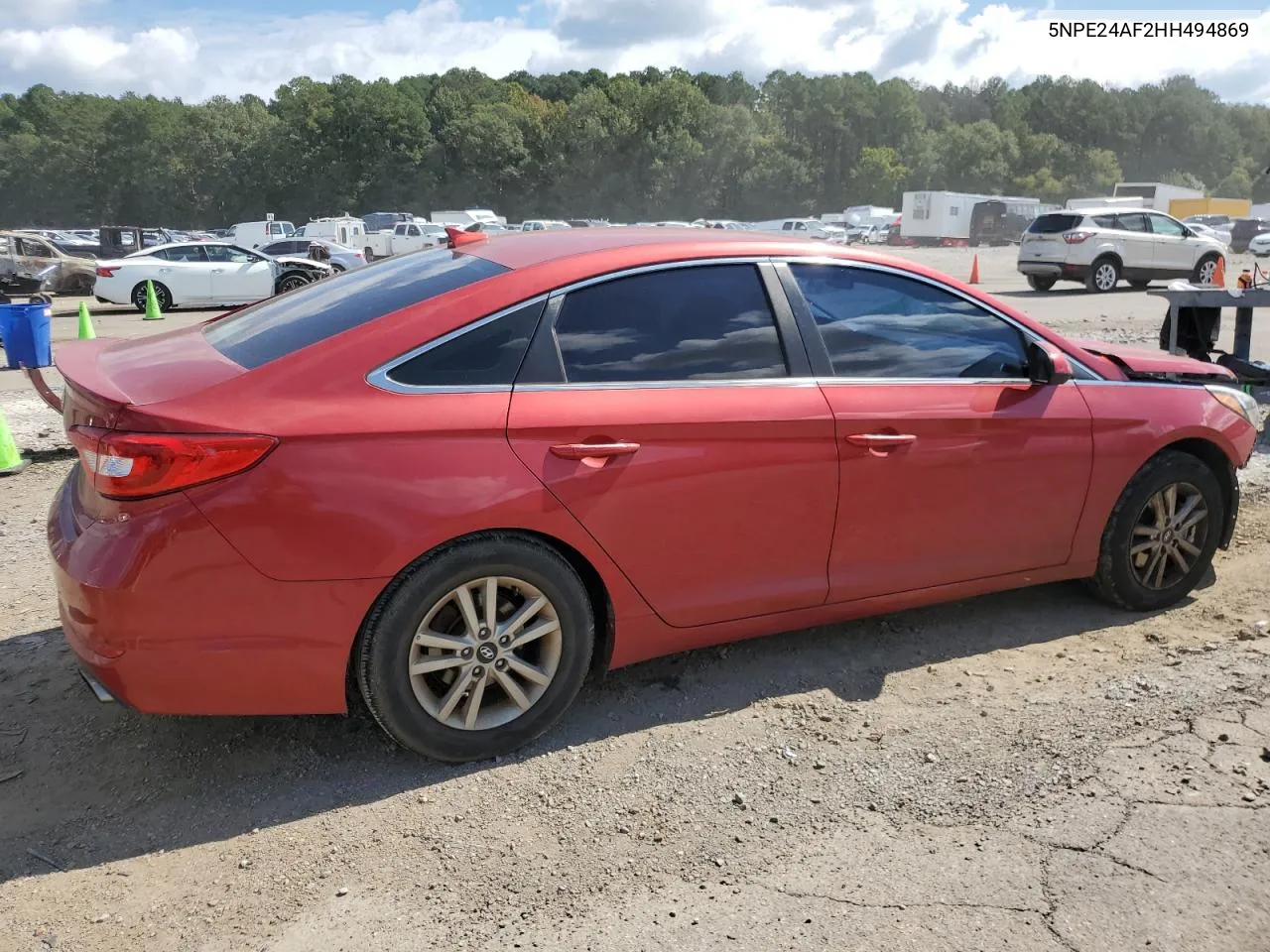 2017 Hyundai Sonata Se VIN: 5NPE24AF2HH494869 Lot: 73986624