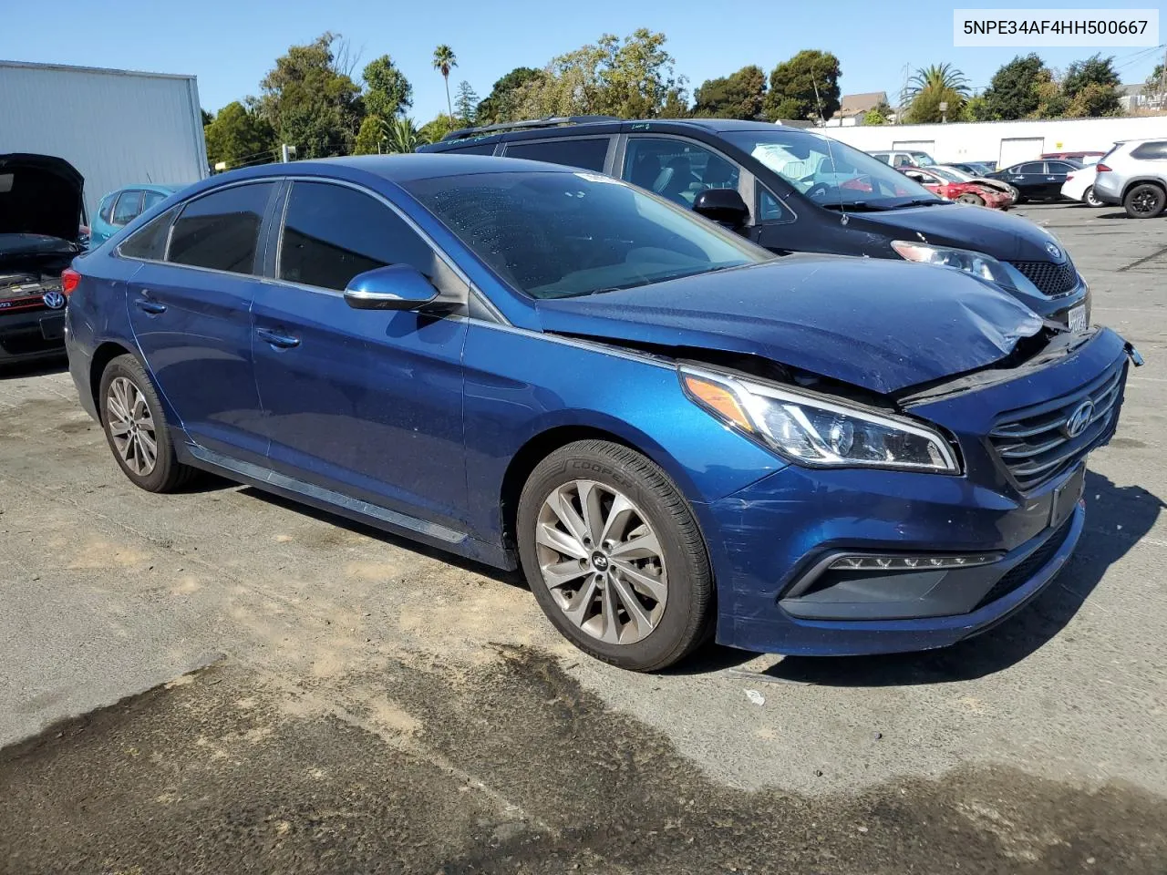 2017 Hyundai Sonata Sport VIN: 5NPE34AF4HH500667 Lot: 74010914