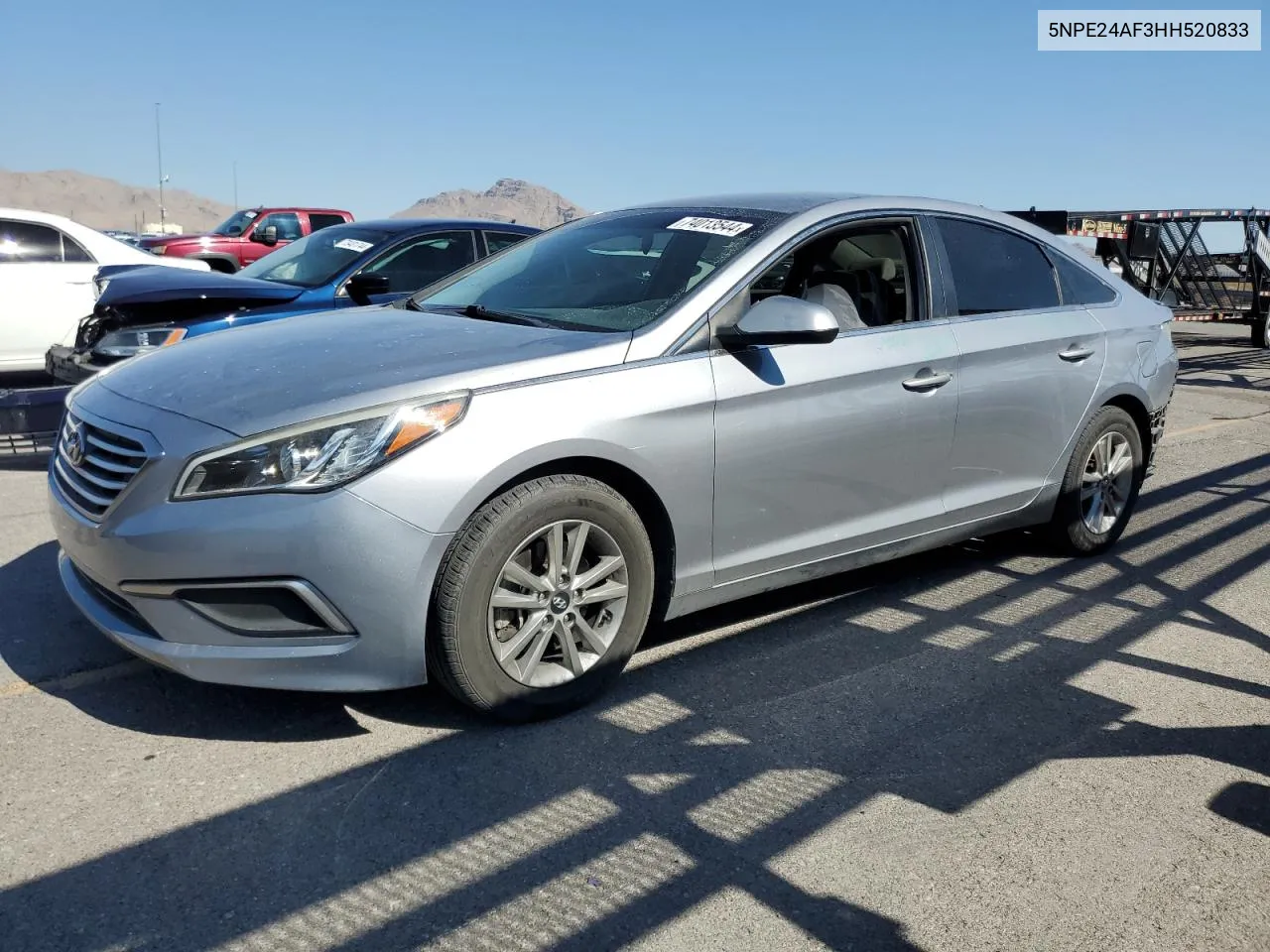 2017 Hyundai Sonata Se VIN: 5NPE24AF3HH520833 Lot: 74013544