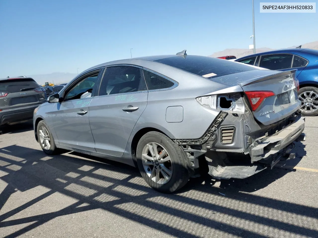 2017 Hyundai Sonata Se VIN: 5NPE24AF3HH520833 Lot: 74013544