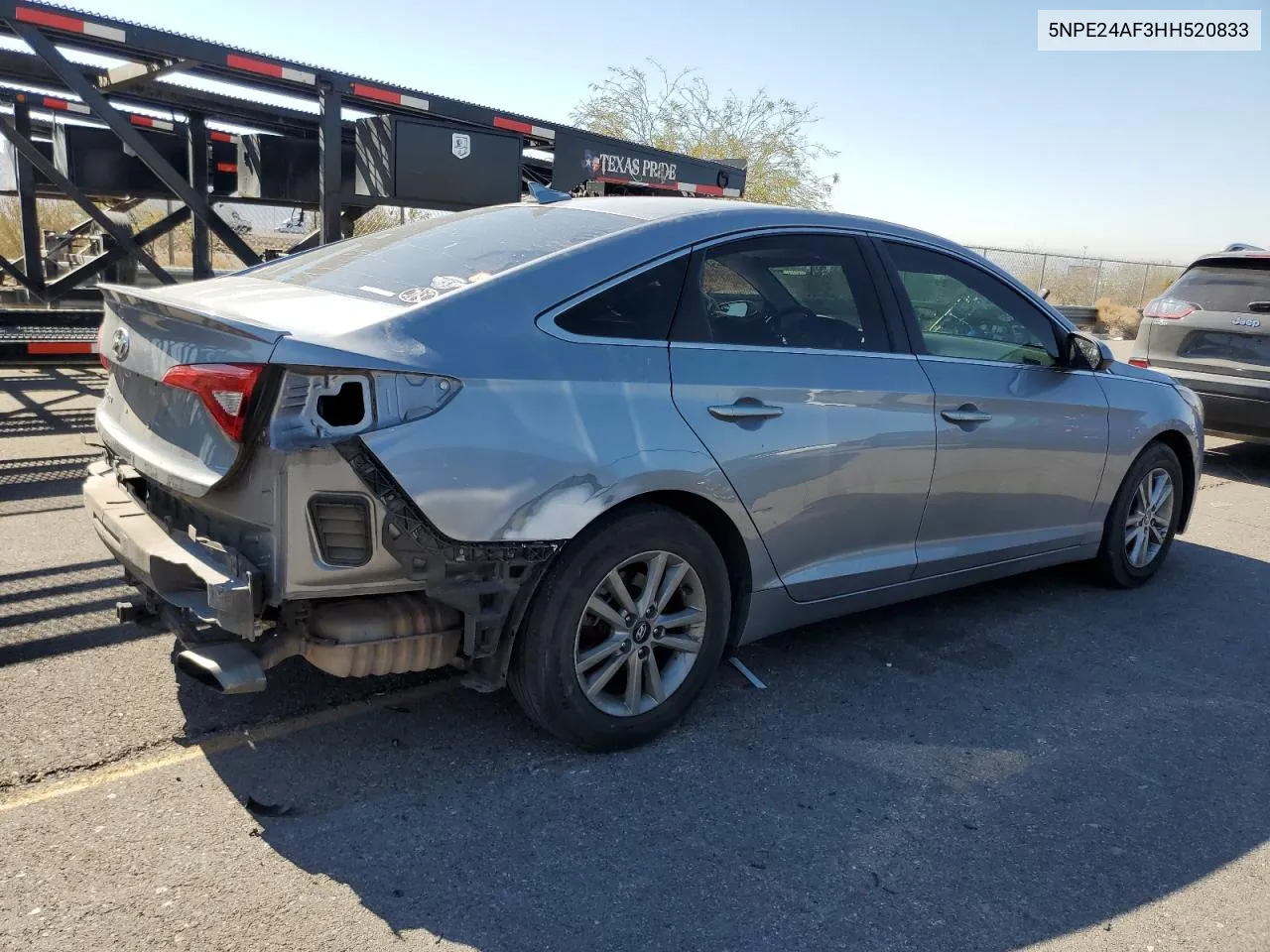 2017 Hyundai Sonata Se VIN: 5NPE24AF3HH520833 Lot: 74013544