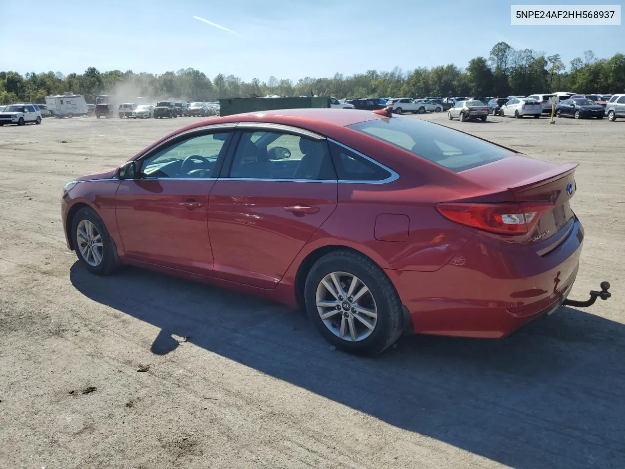 2017 Hyundai Sonata Se VIN: 5NPE24AF2HH568937 Lot: 74134764