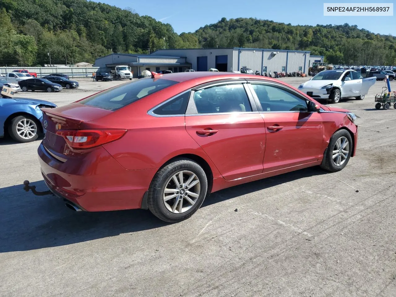 2017 Hyundai Sonata Se VIN: 5NPE24AF2HH568937 Lot: 74134764