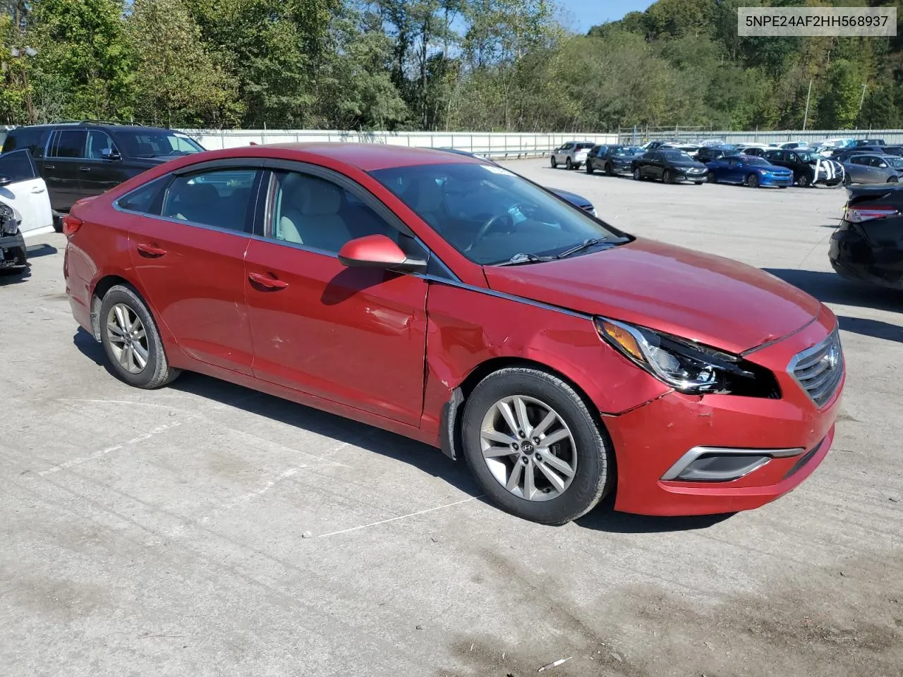 2017 Hyundai Sonata Se VIN: 5NPE24AF2HH568937 Lot: 74134764