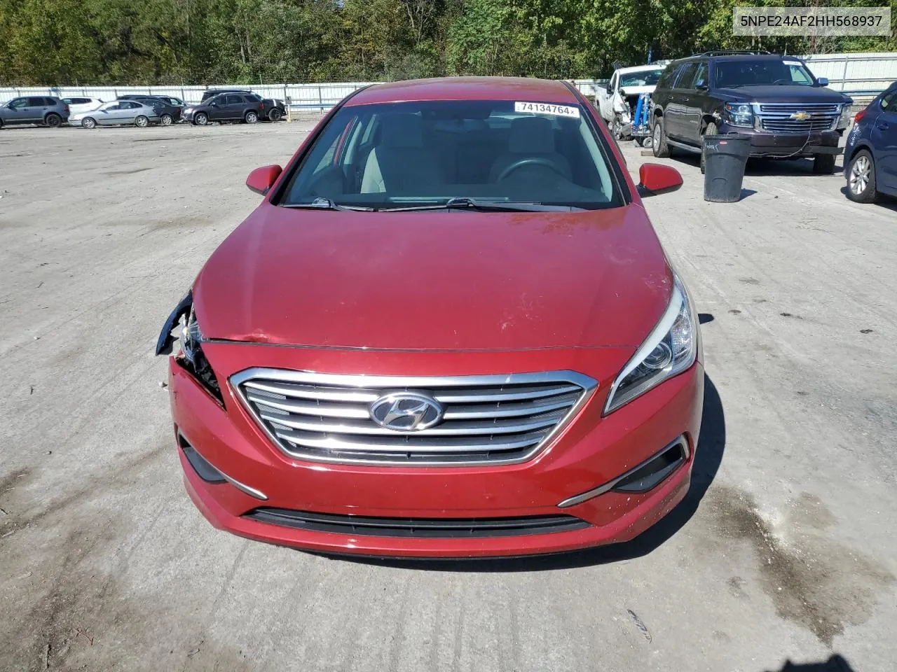 2017 Hyundai Sonata Se VIN: 5NPE24AF2HH568937 Lot: 74134764