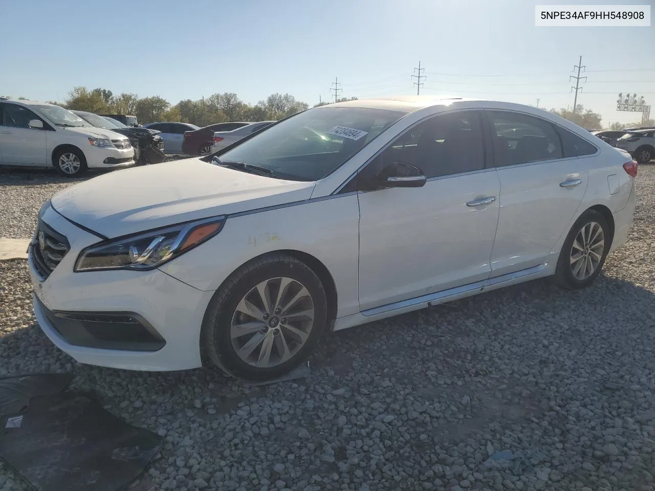 5NPE34AF9HH548908 2017 Hyundai Sonata Sport