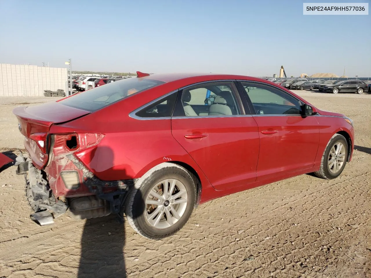 2017 Hyundai Sonata Se VIN: 5NPE24AF9HH577036 Lot: 74354984