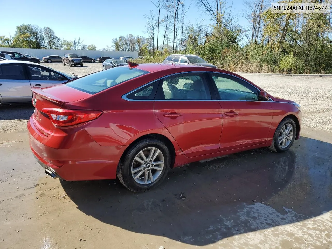 2017 Hyundai Sonata Se VIN: 5NPE24AFXHH574677 Lot: 74505374