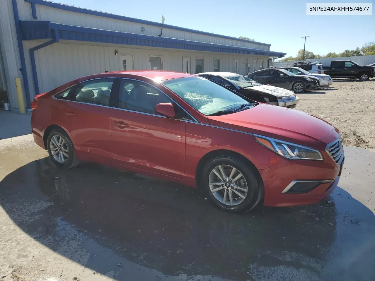 2017 Hyundai Sonata Se VIN: 5NPE24AFXHH574677 Lot: 74505374