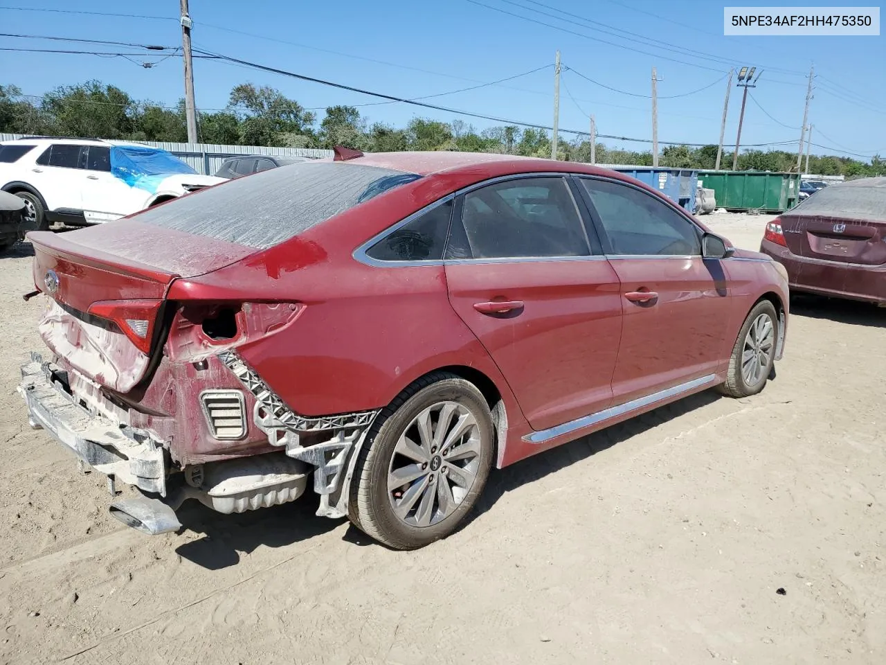 2017 Hyundai Sonata Sport VIN: 5NPE34AF2HH475350 Lot: 74597704