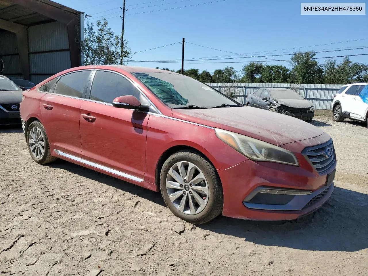 2017 Hyundai Sonata Sport VIN: 5NPE34AF2HH475350 Lot: 74597704