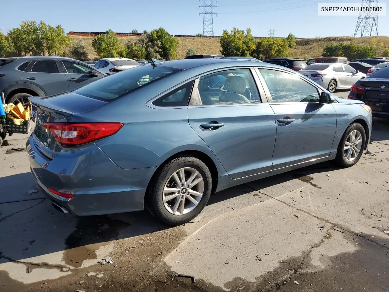 2017 Hyundai Sonata Se VIN: 5NPE24AF0HH586806 Lot: 74603194